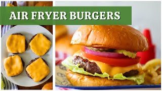 Air Fryer Burgers  So Easy and Delicious 🍔 [upl. by Mieka]