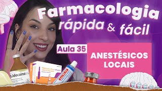 Anestésicos IV Locais  Aula 35  Farmacologia do SNC rápida e fácil  Flavonoide [upl. by Ramgad584]