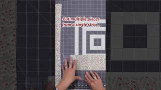 No Waste Quilting Multiple Pieces from One Fabric Strip [upl. by Mandle]