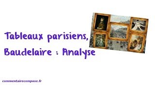 Tableaux parisiens Baudelaire  analyse [upl. by Cohlier328]