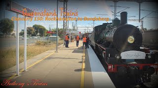 Queensland Trains Cloncurry 150 Rockhampton to Bundaberg [upl. by Ettelorahc]