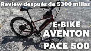 AVENTON PACE 500 Review de EBIKE BARATA despues de 5300 millas [upl. by Aitsirhc468]