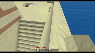 LUANTI Minetest Aquaforming VII  expanding the sand island  solo playing [upl. by Oiramd162]