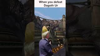 When you defeat Dagoth Ur morrowind elderscrolls [upl. by Llerihs]