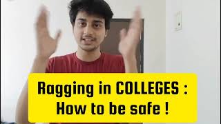 HOW TO DEAL WITH RAGGING IN COLLEGE LIKE A PRO 😎💥💥 [upl. by Asiek]