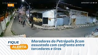 Moradores do Petrópolis ficam assustado com confronto entre torcedores e tiros [upl. by Jena]