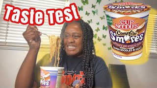 S’mores Ramen Noodles Taste Test [upl. by Anelys]