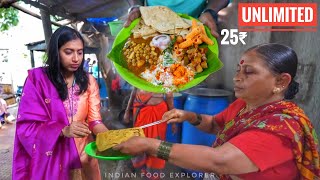 Unlimited Thali Only Rs25  Cheapest Food Of Bangalore  Street Food India [upl. by Linsk]