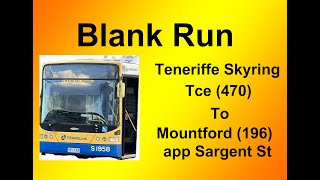 Brisbane Bus Blank Run Teneriffe Skyring Tce  Mountford app Sargent St [upl. by Rubliw339]