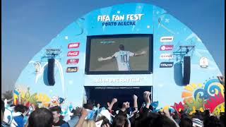 World Cup 2014  Argentina vs Iran 10 Messi goal in the last minute  Crazy Reaction [upl. by Anicul247]