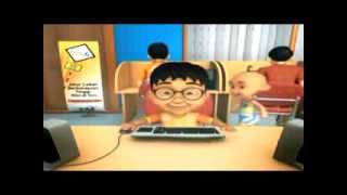 Upin amp Ipin  Sersan Husin Official Music Video [upl. by Ecyla307]