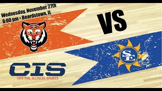 Southeastern vs Beardstown  High School Boys Basketball [upl. by Atiraj]