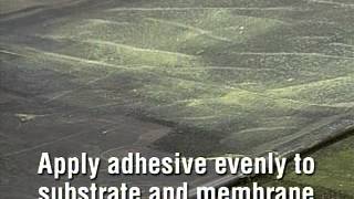 EPDM Fully Adhered Adhesive Application [upl. by Kammerer]