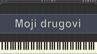 Bajaga  Moji Drugovi Tutorial  Nauci da sviras   Karaoke  Matrica [upl. by Adlesirhc371]