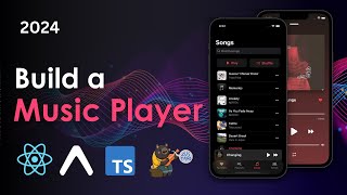 Build a Music Player app with React Native Expo Typescript and Zustand [upl. by Azile]