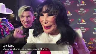 Lyn May y Rene Ortiz en Premios De La Radio en Ciudad De Mexico  Entrevista TV Azteca 2021 [upl. by Clite569]