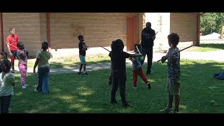 teaching kids some fma basics at Mansfield Ohio summer camp North lake Park kids had fun 😎 [upl. by Ruhnke]