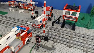 LEGO City Train Crossings [upl. by Euqinommod221]