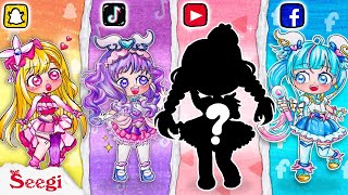 🐾paper diy🐾 NEW FASHION for Pretty Cure All Stars WONDERFUL amp HIROGARU SKY Precure Transformation [upl. by Homans]