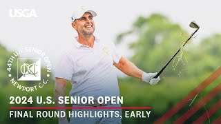 2024 US Senior Open Highlights Final Round Early [upl. by Rachaba]