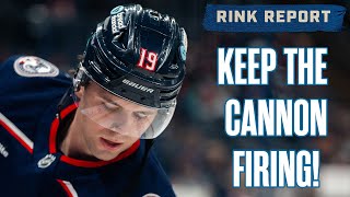 KEEP THE CANNON FIRING 💥💥💥 Columbus Blue Jackets vs New York Islanders Preview  Rink Report [upl. by Rollecnahc]