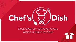 Chef’s Dish Deck Oven vs Conveyor Oven Which is Right for You [upl. by Balch193]