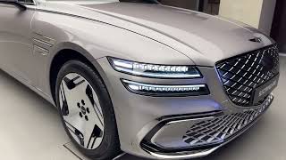 4K 2026 GENESIS Electrified G80 LWB quotGeneva Silver  Prussian Bluequot Walkaround Review [upl. by Ailbert]