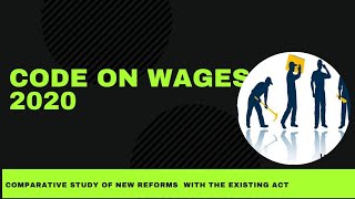 Code on Wages 2020 New Labour codes bill 2020 ibpssohr labourlaw LLB NET codeonwages [upl. by Enneillij]