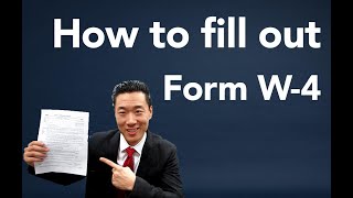 How to fill out a W4 Form [upl. by Eyahsal536]