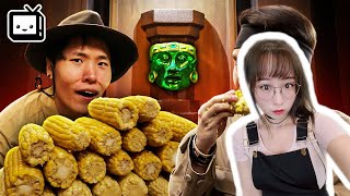 WendyNatsumiii Reacts to Offline TV Food Escape Room ft Matt Stonie [upl. by Eugor]