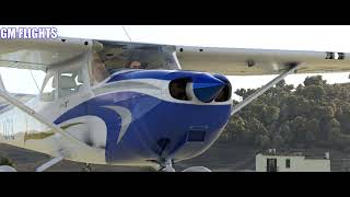 Flight Syros to Mykonos  Cessna 172 [upl. by Garvin]