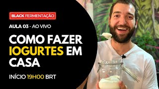 Iogurte natural caseiro e kefir de leite  Masterclass Enzo Neto [upl. by Aimaj]