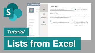 Import Excel Data to a SharePoint List  Microsoft SharePoint [upl. by Nylyram]