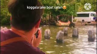 koggala lake boat safari😮😍 [upl. by Lirpa]