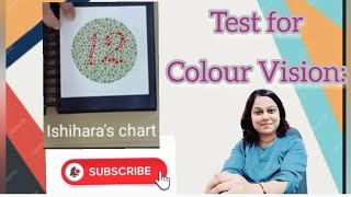 Ishiharas Chart  Colour Vision Test  Clinical Lab  Physiology clinical mbbs trending [upl. by Giark]