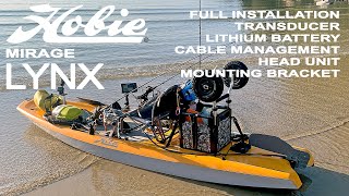 How to install a fishfinder on Hobie Lynx  ultra smart [upl. by Dieball667]