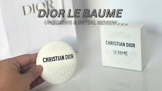 DIOR LE BAUME  Unboxing and Review [upl. by Fernandina701]