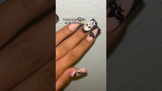 scream Halloween nails👻🎃nailsbycami💞 nails nailart trending nailtech beginner [upl. by Euqinahs]