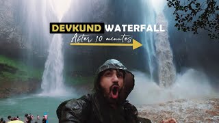 DEVKUND Waterfall  The most Dangerous Monsoon Trek in Maharashtra [upl. by Neelasor]