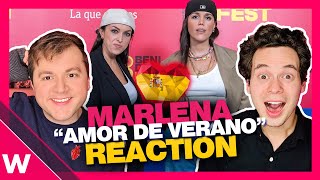 🇪🇸 Marlena  quotAmor de veranoquot REACTION  Benidorm Fest 2024 [upl. by Pollard479]