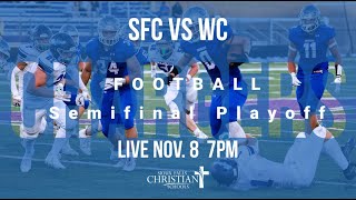 SFC Football vs West Central Semifinal Playoff [upl. by Goodill152]