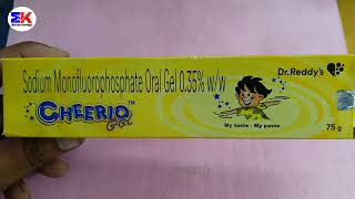 Cheerio Gel  Sodium Monoflurophosphate Gel  Cheerio Gel Uses Benefit Dosage Reviews in Hindi [upl. by Herates]