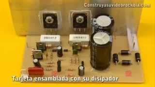 Amplificador de 100W con transistores PNP [upl. by Elwee873]