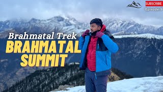 गिरतेगिरते बचे  Dangerous Brahmatal Summit Day  Episode 9 viral travelvlog [upl. by Pettiford]