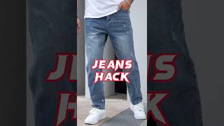 ✅✅Useful Jeans Hack That Will Change Your Life in 2024 shorts jeans mensfashion [upl. by Acirdna]