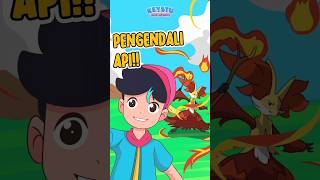 POKEMON INI BERTAHAN HIDUP DENGAN API 🔥 pokemon short vtuber [upl. by Ashley8]