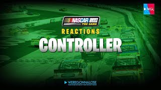 NASCAR The Game  Reactions  Controller [upl. by Reivad]