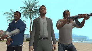 GW NGUBAH GTA SA JADI GTA 5 Dengan Mod Low PC [upl. by Niklaus]