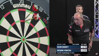 Darts 2024 Players Championship 29 Veenstra v Burnett Highlights [upl. by Latsyrcal]