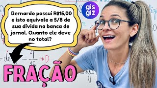 EXERCÍCIOS DE FRAÇÃO  MATEMÁTICA BÁSICA \Prof Gis [upl. by Yelrehs186]